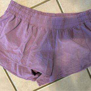 Purple Lululemon Running Shorts